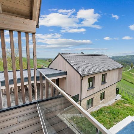 Luxus Chalet Max Glanz an der Weinstraße Exterior foto