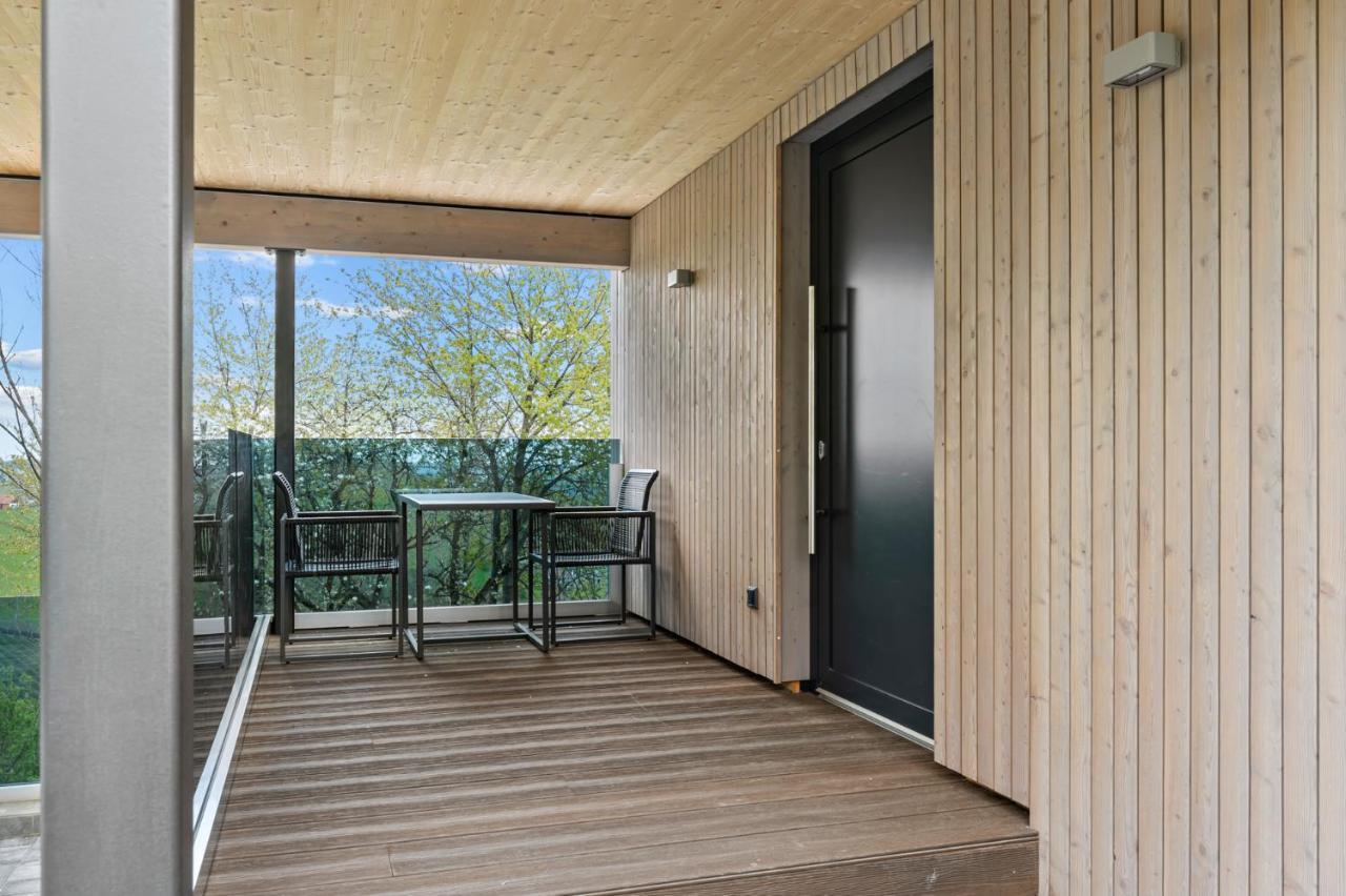 Luxus Chalet Max Glanz an der Weinstraße Exterior foto